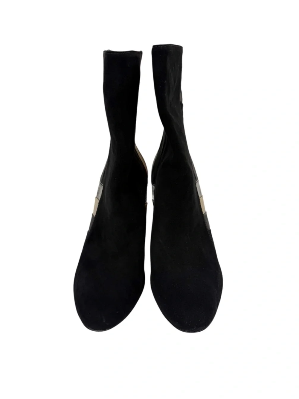 Michael Michael Kors Rosamond Suede Patchwork Stiletto Booties Boots Size 9